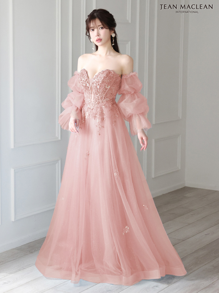 Lサイズあり【JEAN MACLEAN/ジャンマクレーン】2way/ パフスリーブ付き