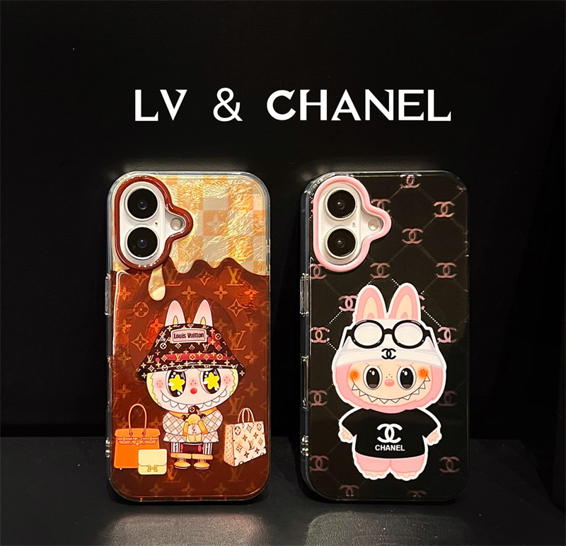 ハイブランド iphone ケース ヴィトン iphone16/16pro ケース labubu