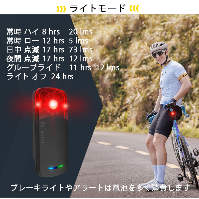 bryton（ブライトン）Gardia R300L（ガーディアR300L）リアビュー