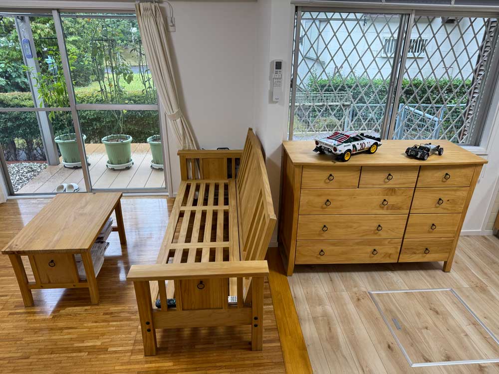 揃えられるカントリーシリーズ家具