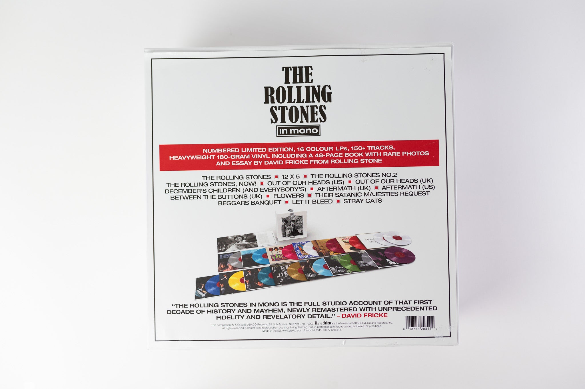 The Rolling Stones - The Rolling Stones In Mono on Abkco Ltd Numbered