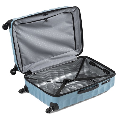 3-5泊] プロテカ(エース) エアロフレックスライト 53L ブルー 4輪 ACE