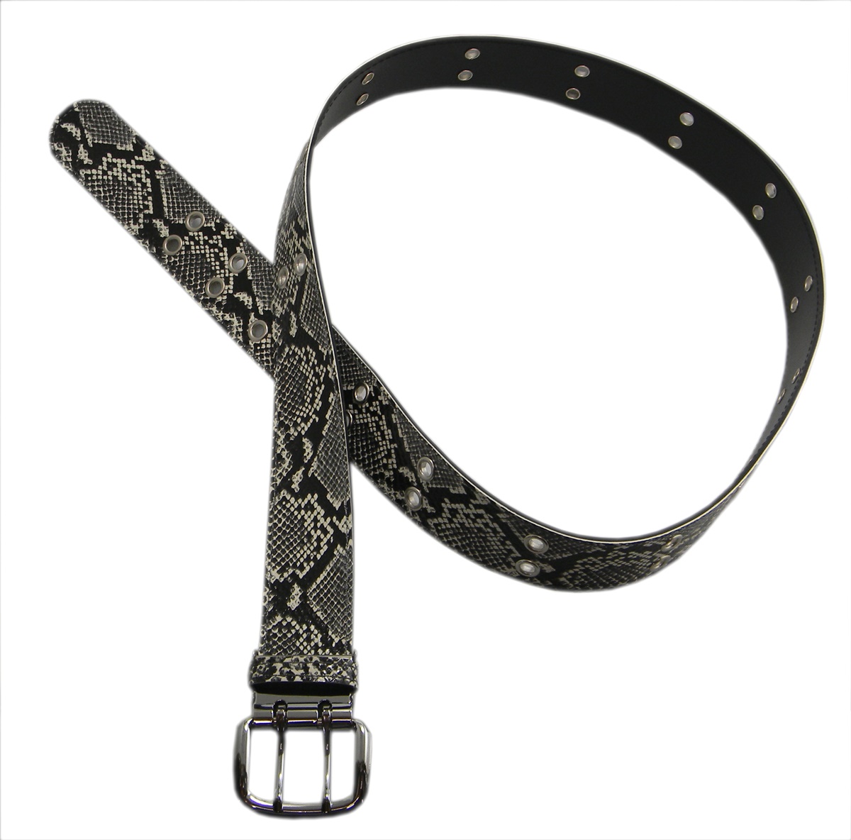 楽天市場】パイソン柄 ベルト ヘビ革風 蛇柄 ロックファッション 日本