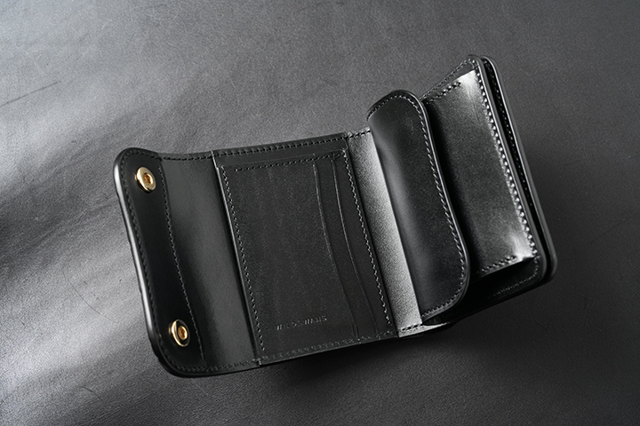 ワイルドスワンズ タング オークバークポロサス ブラック 至高のレザー