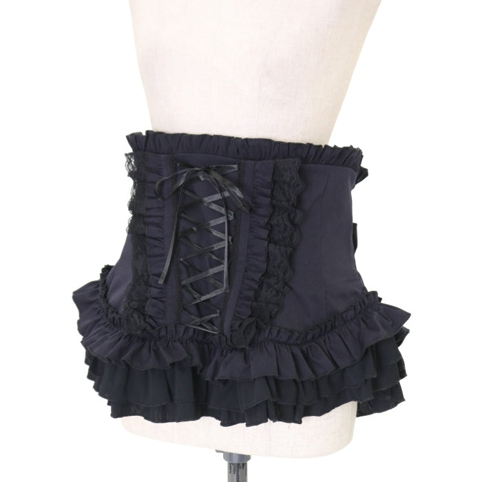 USED】【Lサイズ】総フリル編み上げコルセット | MARBLE | ロリータ