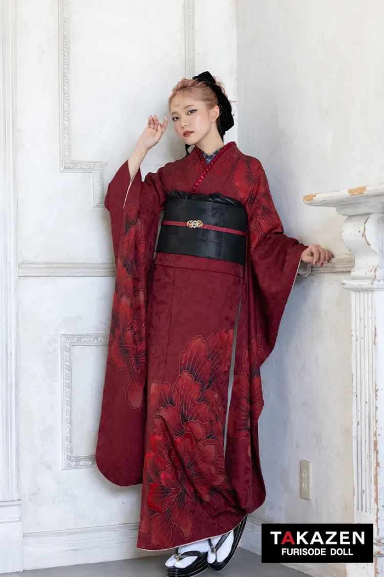 ヴィンテージスタイル 黒/シルバー(銀色) 鳳凰柄 桂由美プレミアム