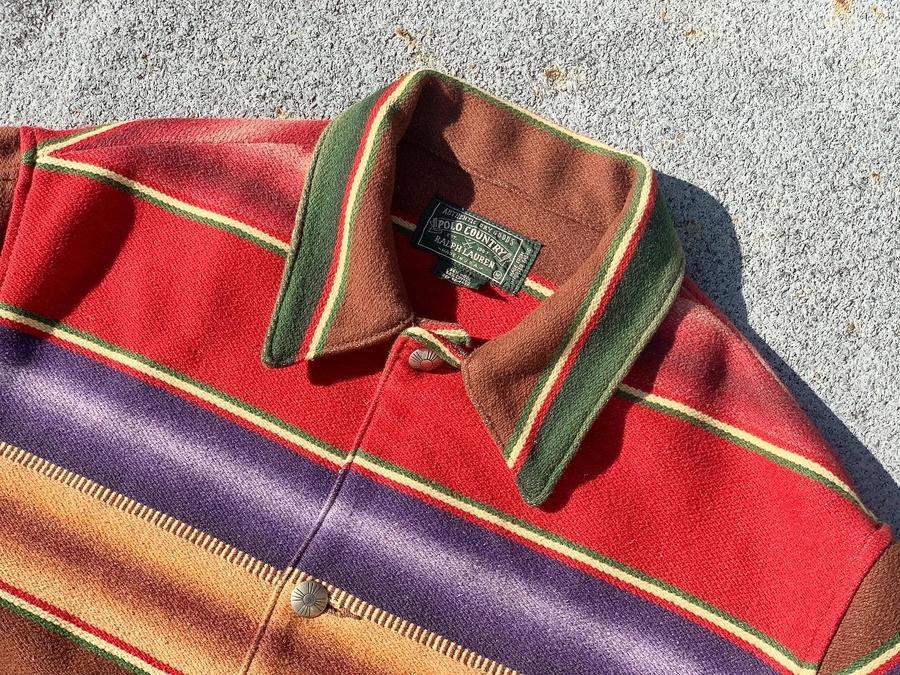 POLO COUNTRY】RRL前進・90's/90年代ポロカントリーからラグジャケット