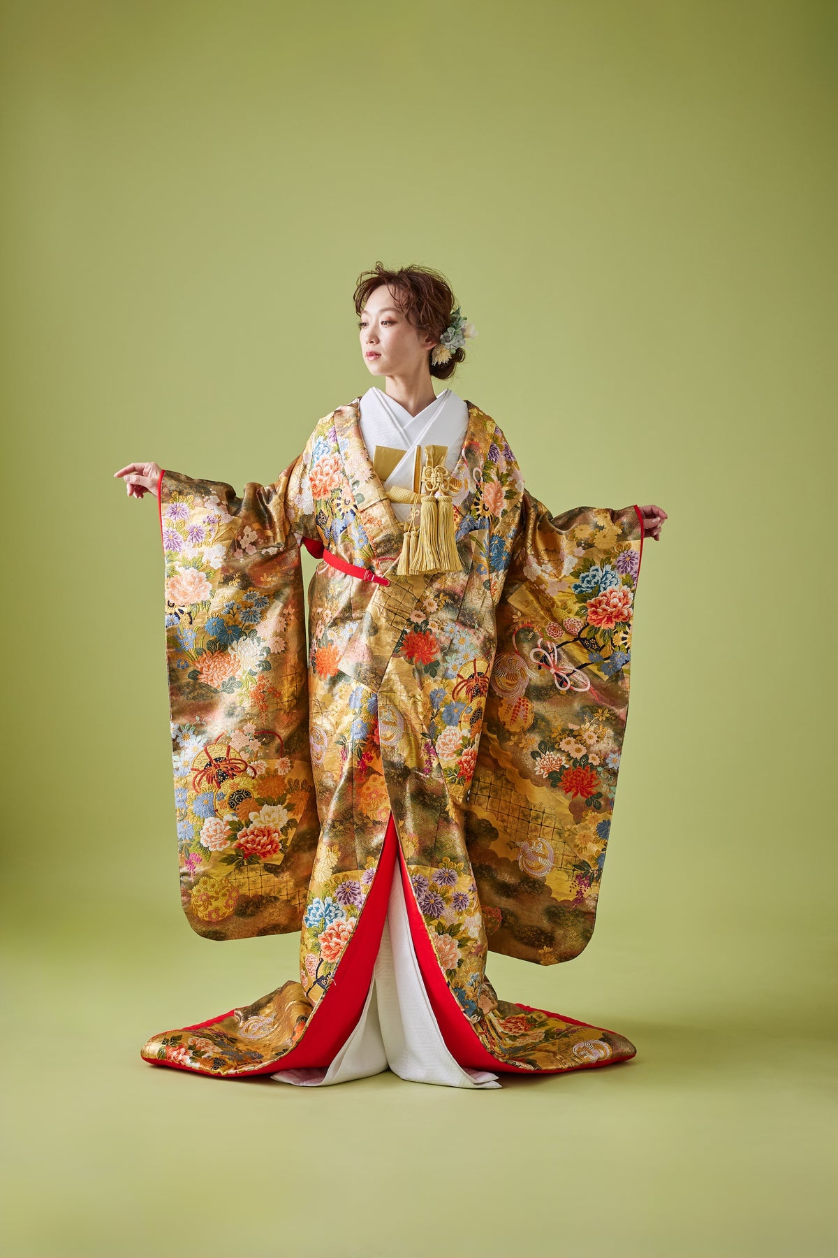 ゴールド系の色打掛コレクション一覧｜色打掛レンタルなら結婚式着物