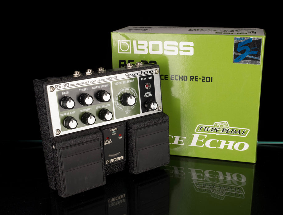 Used Boss RE-20 Space Echo Pedal With Box — Truetone Music