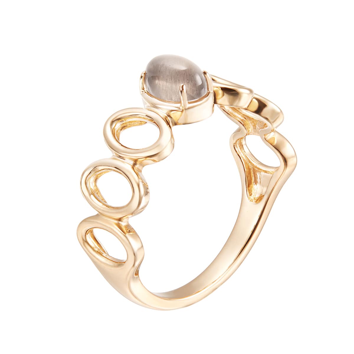 K10イエローゴールドグレームーンストーンリング(RFR412-002)|TSUTSUMI