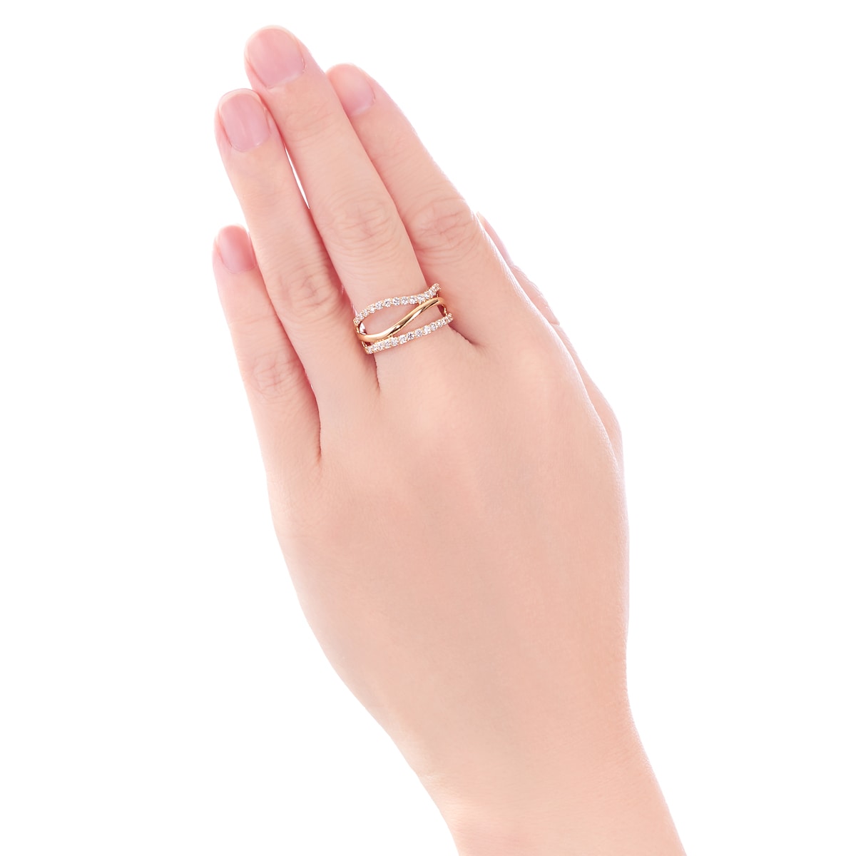 K18イエローゴールドダイヤモンドリング(RFR553-002)|TSUTSUMI