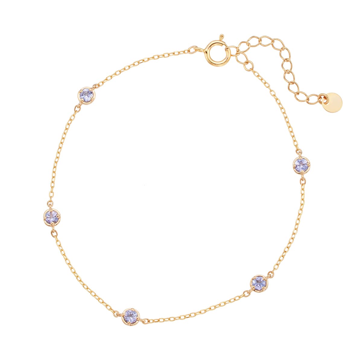 K10ピンクゴールドピンクサファイアブレスレット(RBL475)|TSUTSUMI