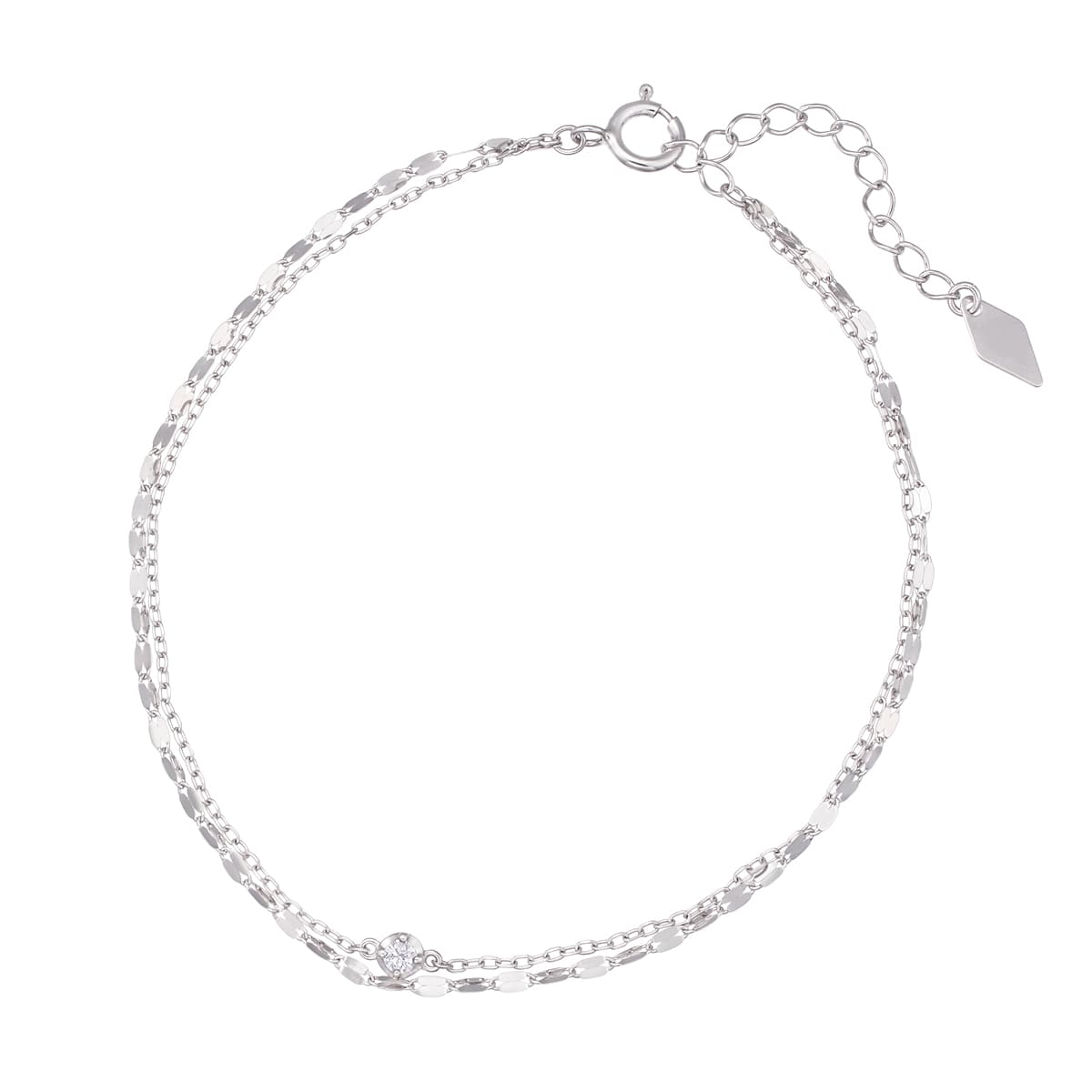 K10ホワイトゴールドブルートパーズブレスレット(RBL658)|TSUTSUMI