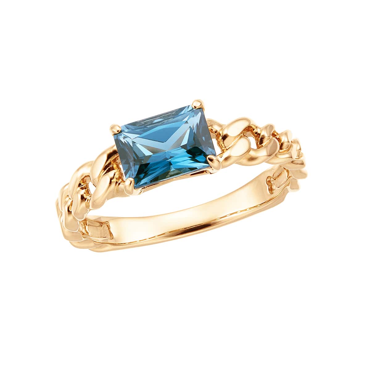 K18イエローゴールドロンドンブルートパーズリング(RFR117-001