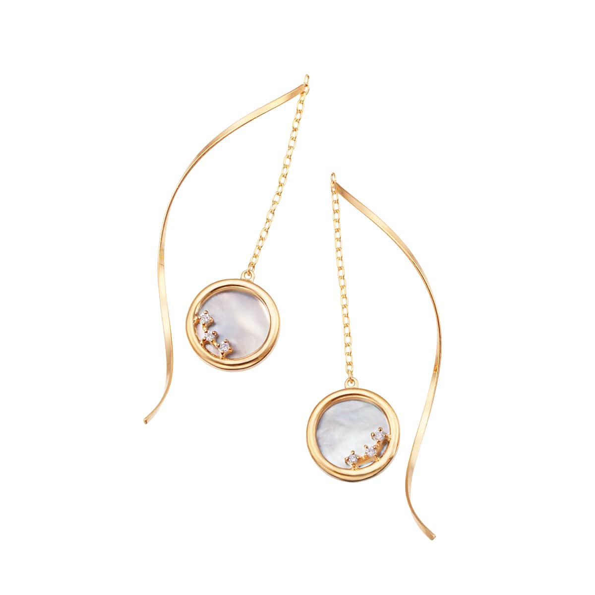 K18イエローゴールドピアス(RPE056-001)|TSUTSUMI（ジュエリーツツミ