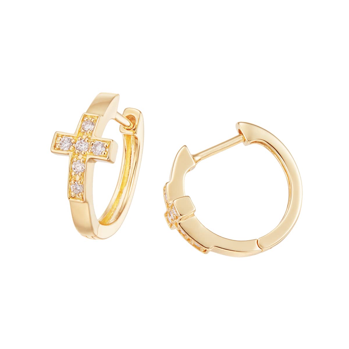 K18イエローゴールドダイヤモンドピアス(RPE444-002)|TSUTSUMI