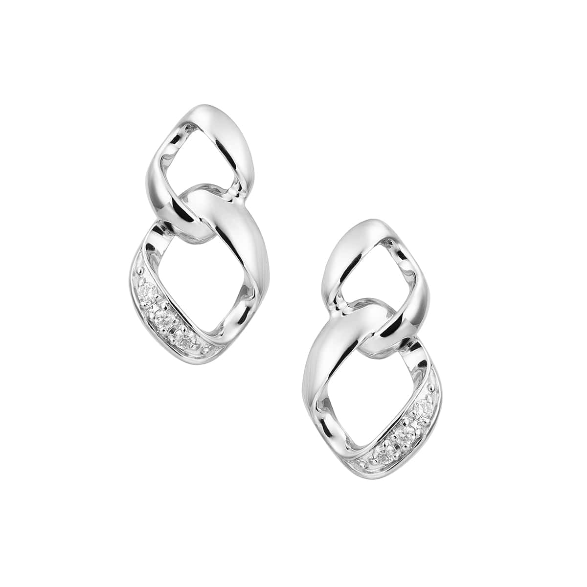 K18イエローゴールドダイヤモンドピアス(RPE621-002)|TSUTSUMI