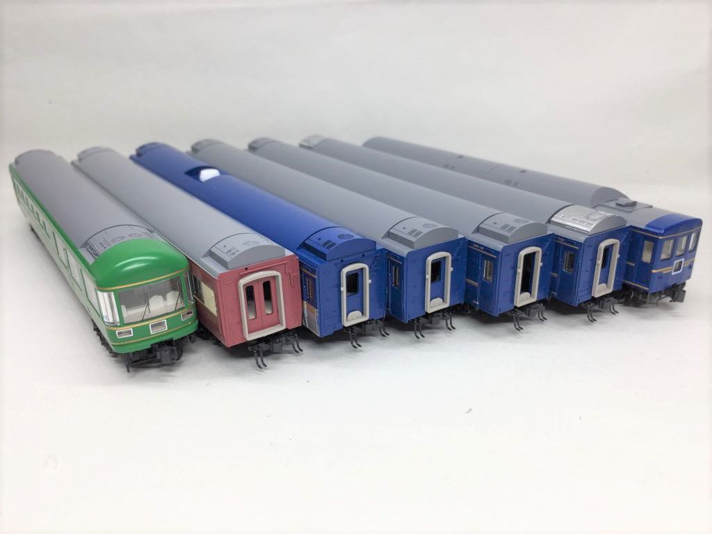 24系25形「夢空間北斗星」セットを弄る！その3 TOMIX 92792 2017年