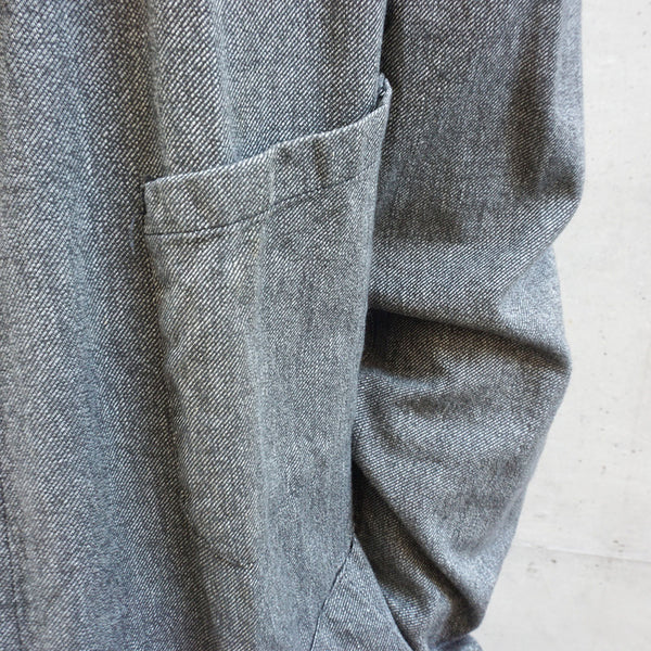 1950's ブラックシャンブレーアトリエコート デッドストック / 横浜の