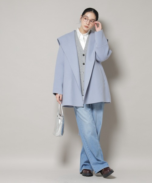 NANO universe（ナノ・ユニバース） ノーカラーコート コート