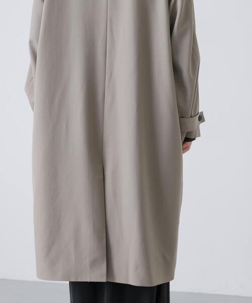 かぐれ コート アウター ウーステッドウールコート レディース