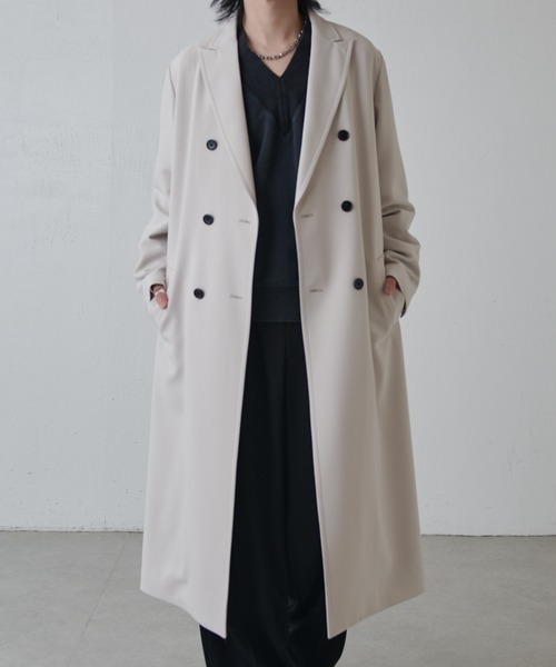 Lui's（ルイス） チェスターコート コート ダブルブレストスプリング