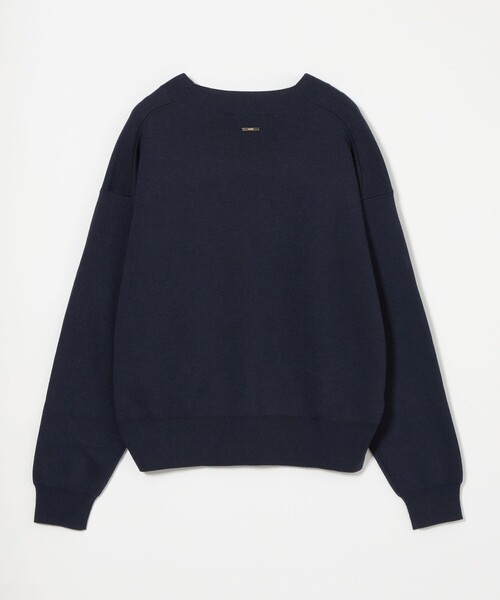 conte ニット セーター 「conte」ハイゲージ ディープVネックニット