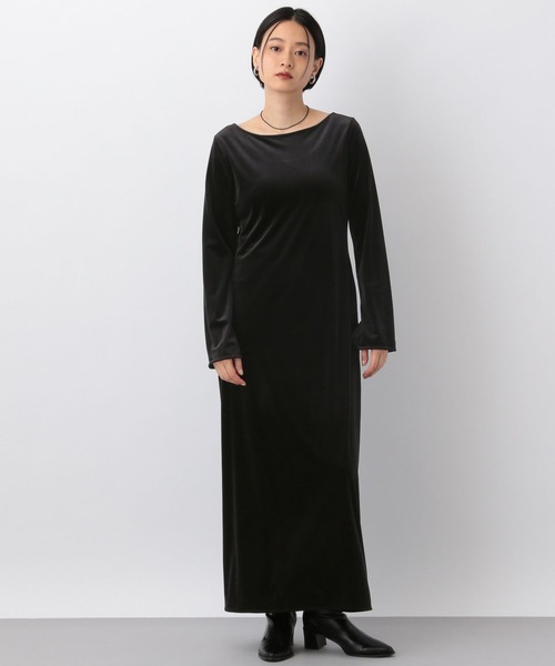 A part by（アパートバイ） ワンピース ベロア2WAYワンピース