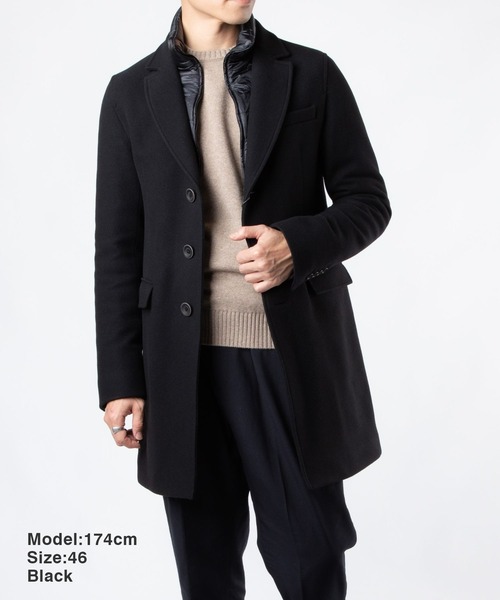 HERNO（ヘルノ） チェスターコート コート メンズ : ZOZOTOWN Yahoo!店