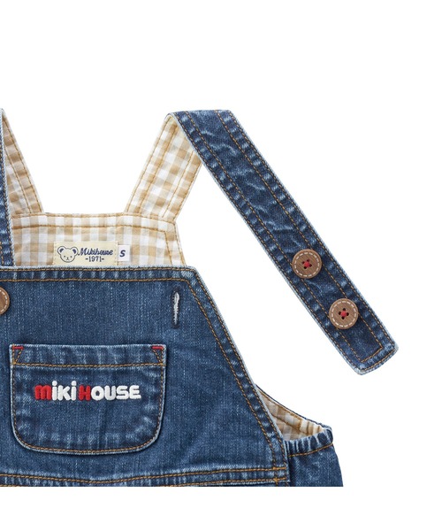 MIKI HOUSE（ミキハウス） サロペット オーバーオール ミキハウスベア