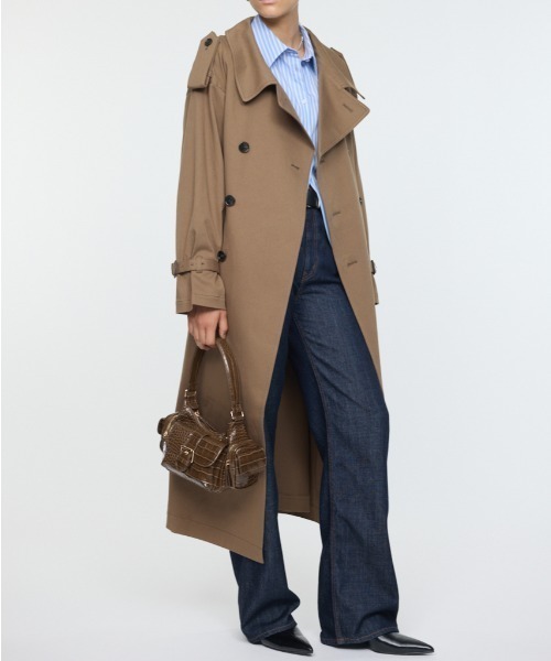 MOUSSY（マウジー） トレンチコート コート OVER トレンチコート