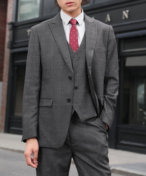 Cloudstyle セットアップ 「Cloudstyle」チェック柄 スリーピース