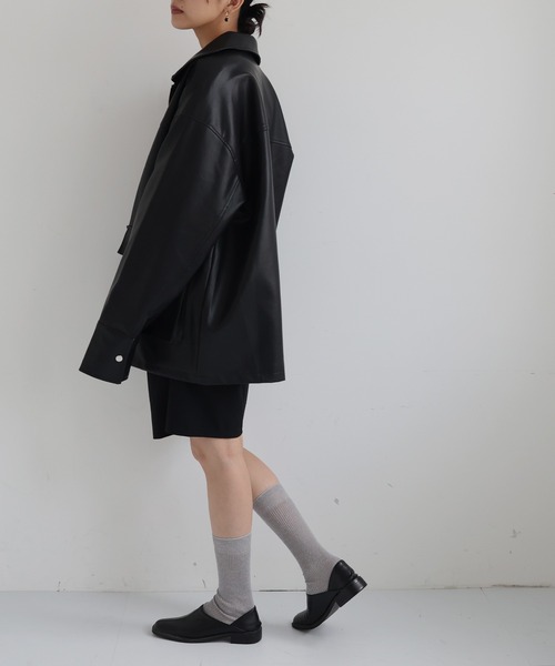 hellam（ヘラム） レザージャケット ライダース フェイクレザー