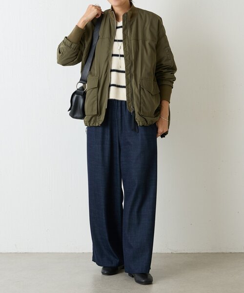 BEARDSLEY（ビアズリー） ma1 ma-1 フレアMA-1ブルゾン レディース