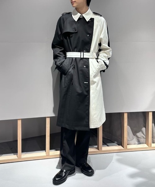 LOVELESS（ラブレス） トレンチコート コート ブロッキングトレンチ