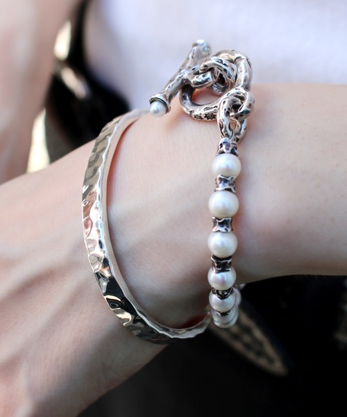 e.m.（イーエム） ブレスレット LESS シルバーバングル レディース