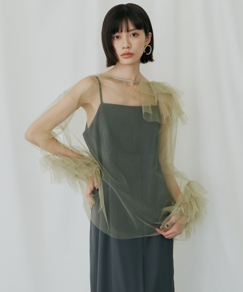 ANDRESD ドレス ブルーミングチュールドレス / blooming tulle dress