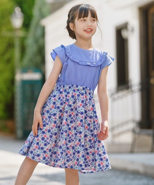 組曲（KUMIKYOKU） ワンピース 「150-160cm」サマーフラワー