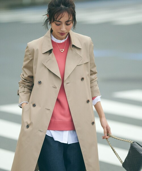 23区（ニジュウサンク） トレンチコート コート コットンポリエステル