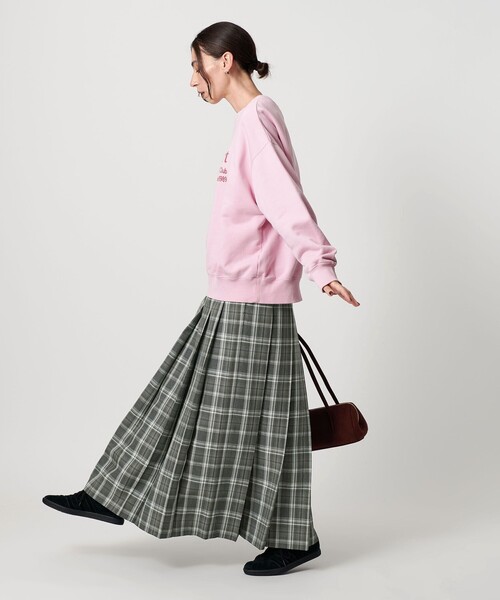 BEAUTY＆YOUTH UNITED ARROWS スカート チェック プリーツロング