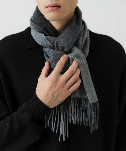 URBAN RESEARCH（アーバンリサーチ） マフラー バイカラーカシミヤ