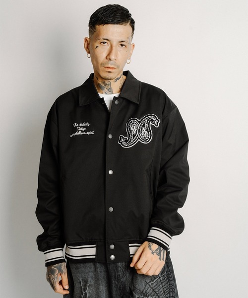 Subciety（サブサエティ） スタジャン Light varsity jkt メンズ