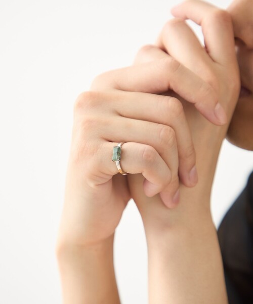 ete（エテ） 指輪 リング 「タイル」 ジャスパー リング レディース