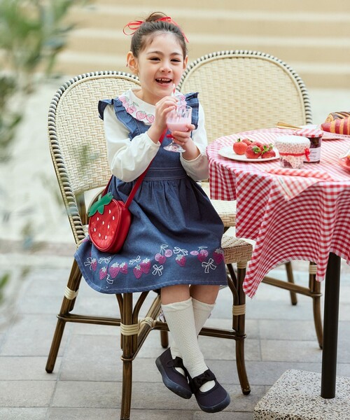 ANY（エニィ） スカート 「チェリーベリーシリーズ」フルーツ 刺繍