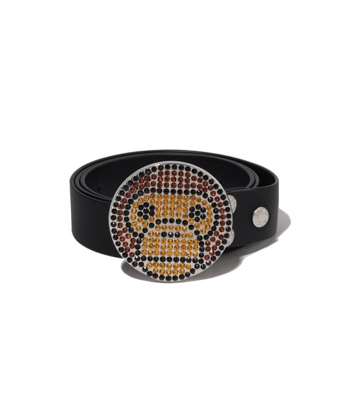 A BATHING APE（アベイシングエイプ） ベルト BABY MILO RHINESTONE