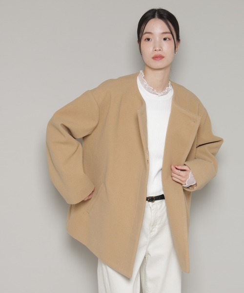 ノーカラーコートのおすすめ人気商品一覧 通販 - Yahoo!ショッピング