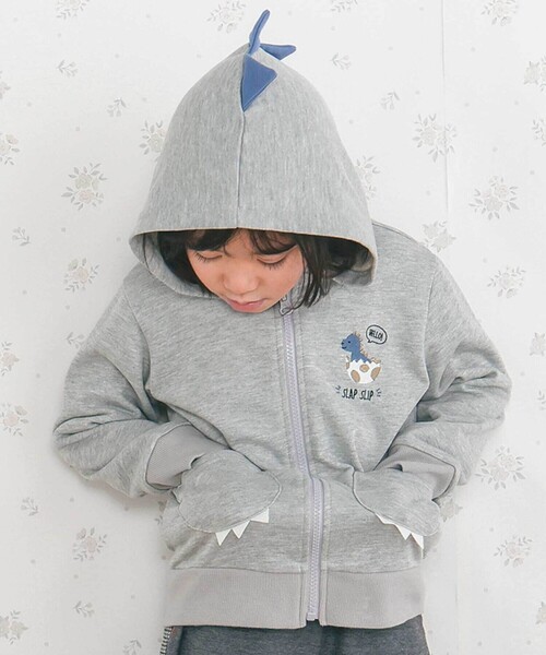 SLAP SLIP（スラップスリップ） パーカー ツンツン恐竜トサカフード