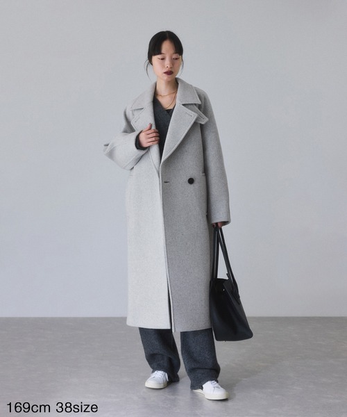 ADAM ET ROPE'（アダムエロペ） ステンカラーコート コート ウール