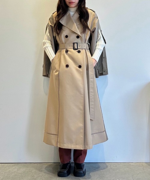 LOVELESS（ラブレス） トレンチコート コート ブロッキングトレンチ