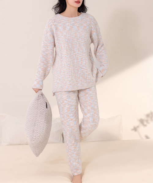 DAY CLOSET パジャマ ルームウェア 腹巻き セットアップ 長袖もちもち